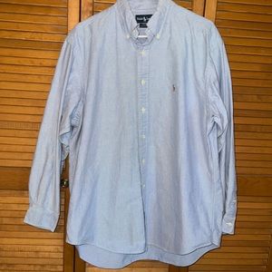 Blue Ralph Lauren 100% Cotton Oxford